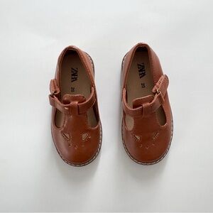 Zara brown leather Mary Jane’s infant 4.5/5